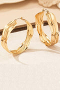 18k Stainless Steel Waterproof Tarnish Free Hoops