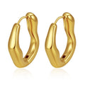 18k Stainless Steel Waterproof Tarnishfree U
Hoops