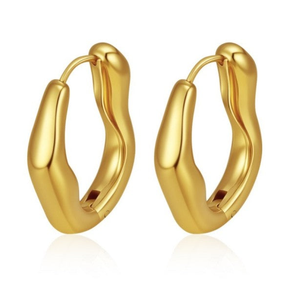 18k Stainless Steel Waterproof Tarnishfree U
Hoops