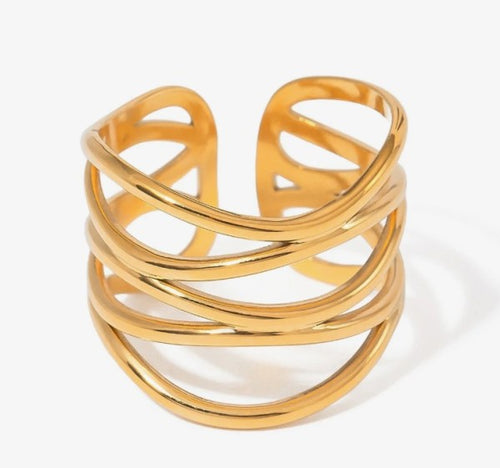 18k Stainless Steel Tarnish Free Rings