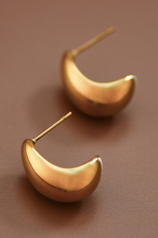 Teardrop Stud Earrings