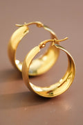18k Gold Hoop Earrings